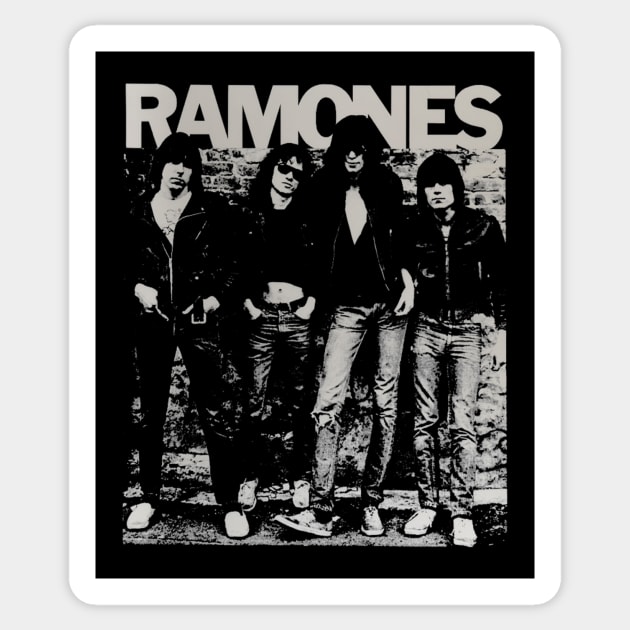 Ramones Sticker by Kusuma Wahyud